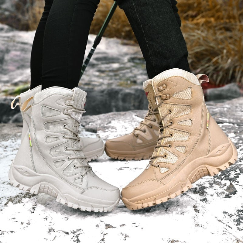 ADELO Tactical Men Winter Boots