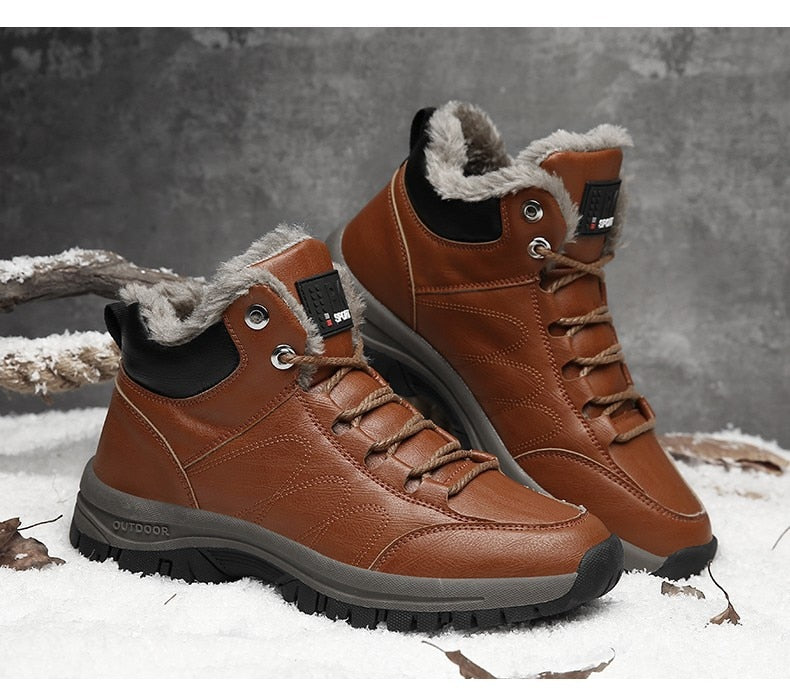 VANDY Fur Men Snow Boots