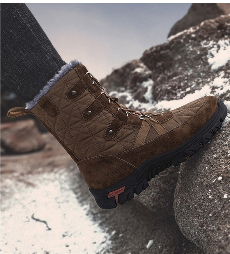 VARDY Men Warm SNow WInter Boots