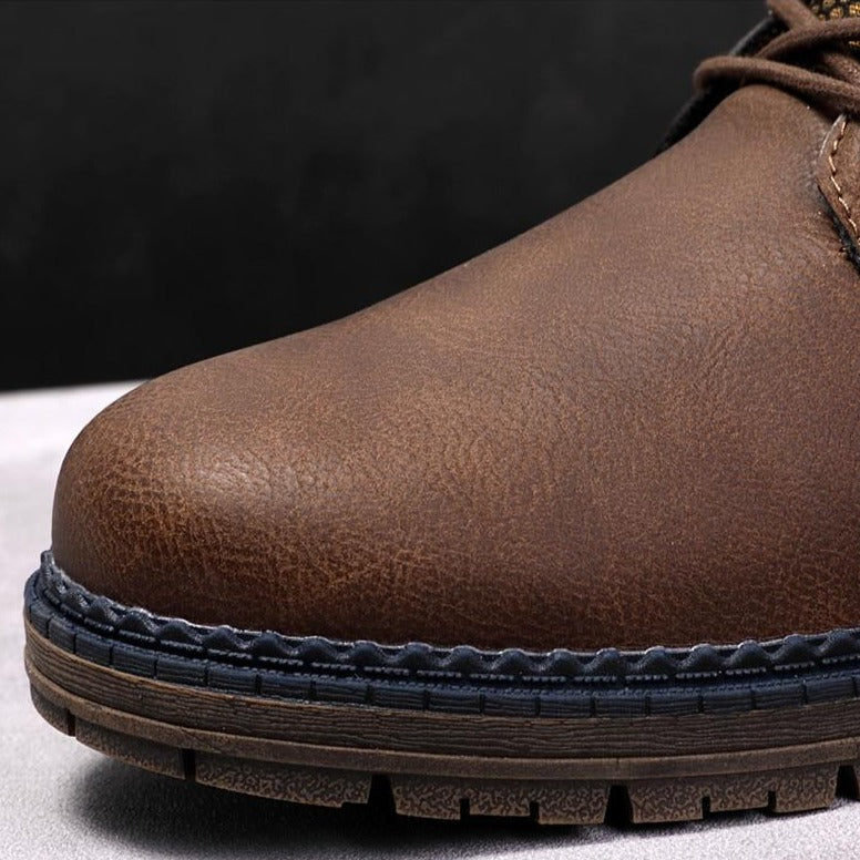 AKKAN Men Autumn Winter Leather Boots