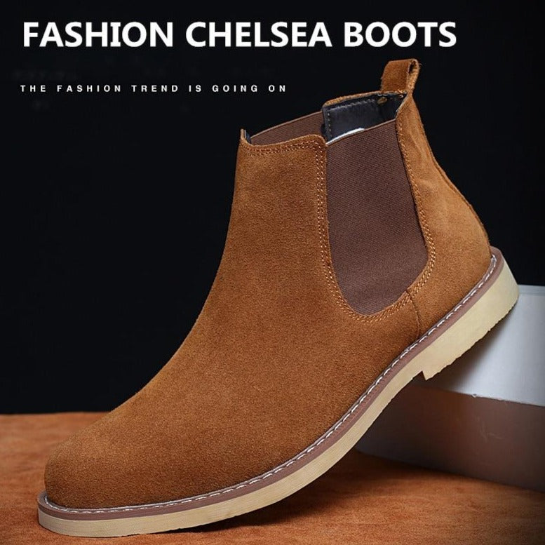 DAFLO Warm Plush Men Chelsea Boots