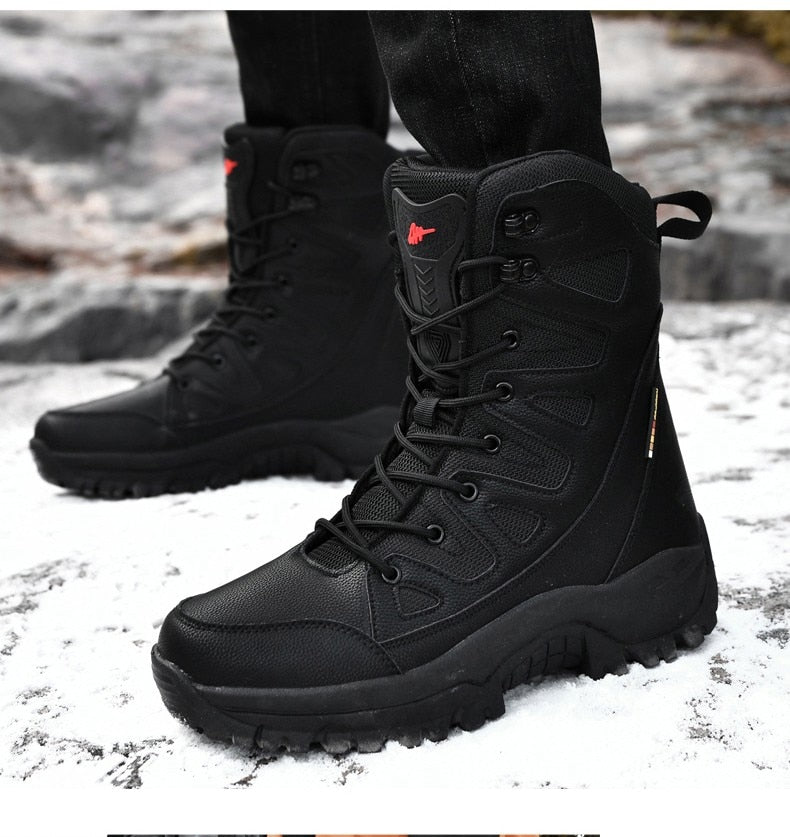 ADELO Tactical Men Winter Boots