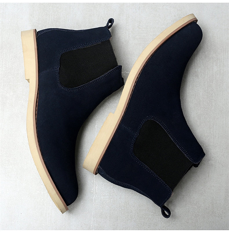 DAFLO Warm Plush Men Chelsea Boots