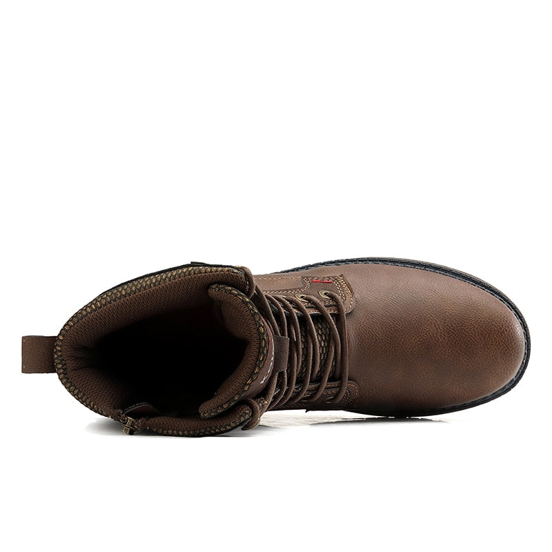 AKKAN Men Autumn Winter Leather Boots