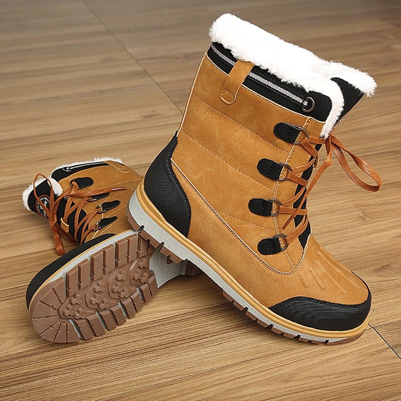 RANDEZ Men Warm Winter Boots