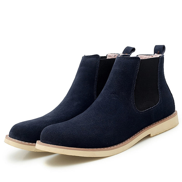 DAFLO Warm Plush Men Chelsea Boots