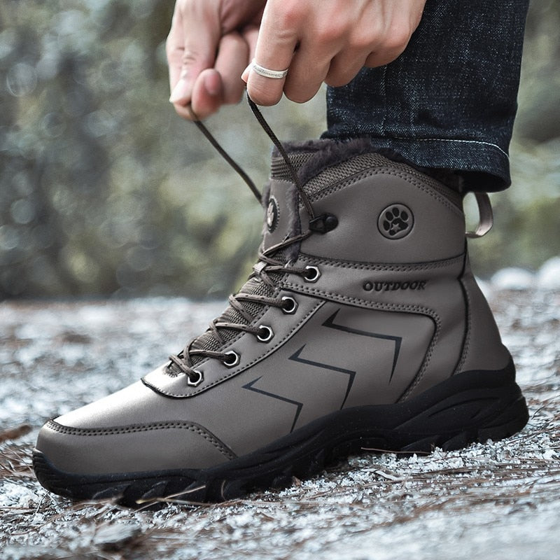 CATMAN Men Warm Winter Boots