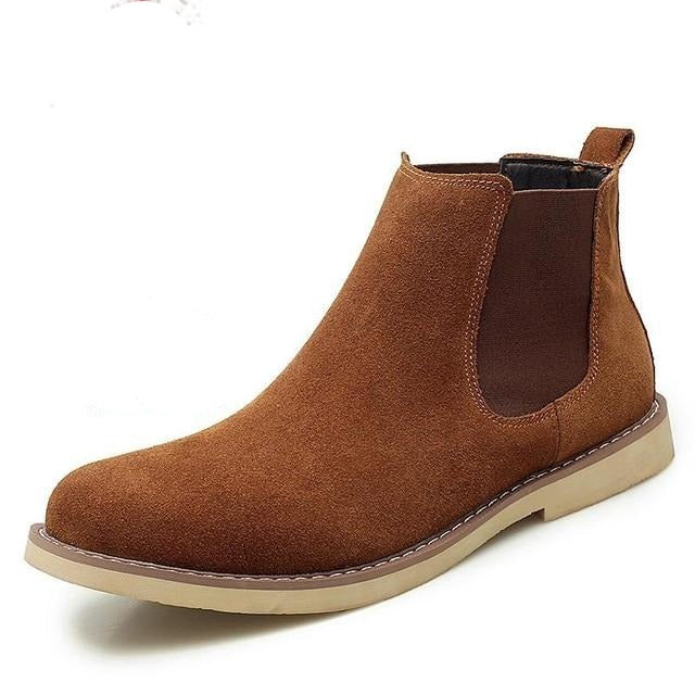 DAFLO Warm Plush Men Chelsea Boots