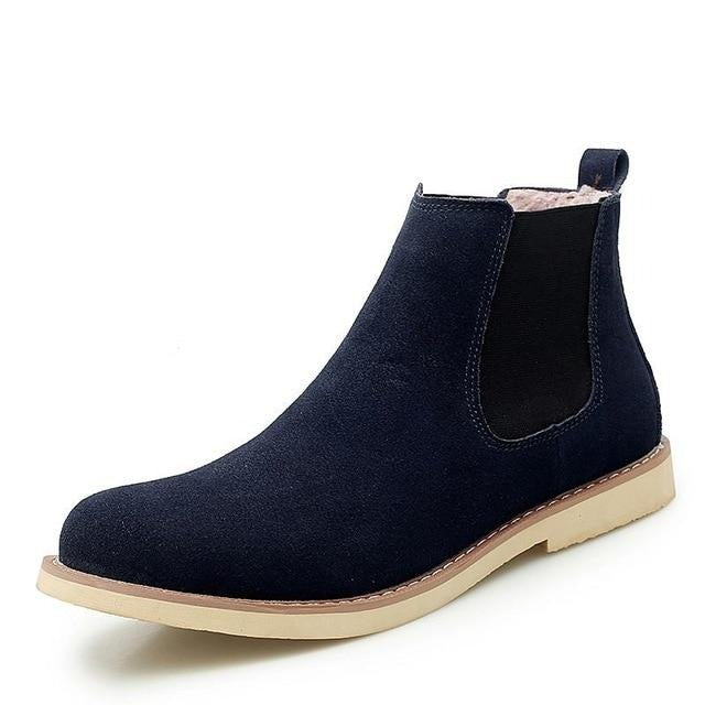 DAFLO Warm Plush Men Chelsea Boots